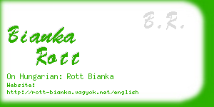 bianka rott business card